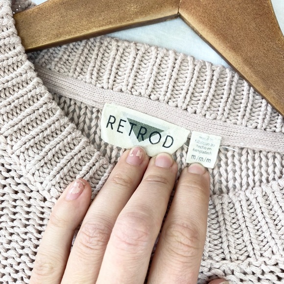 RETROD Chunky Knit Crewneck Pullover Sweater - Picture 7 of 15